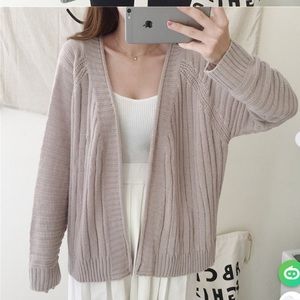 YESSTYLE - Purple Cardigan